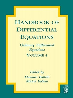 cover image of Handbook of Differential Equations, Volume 4